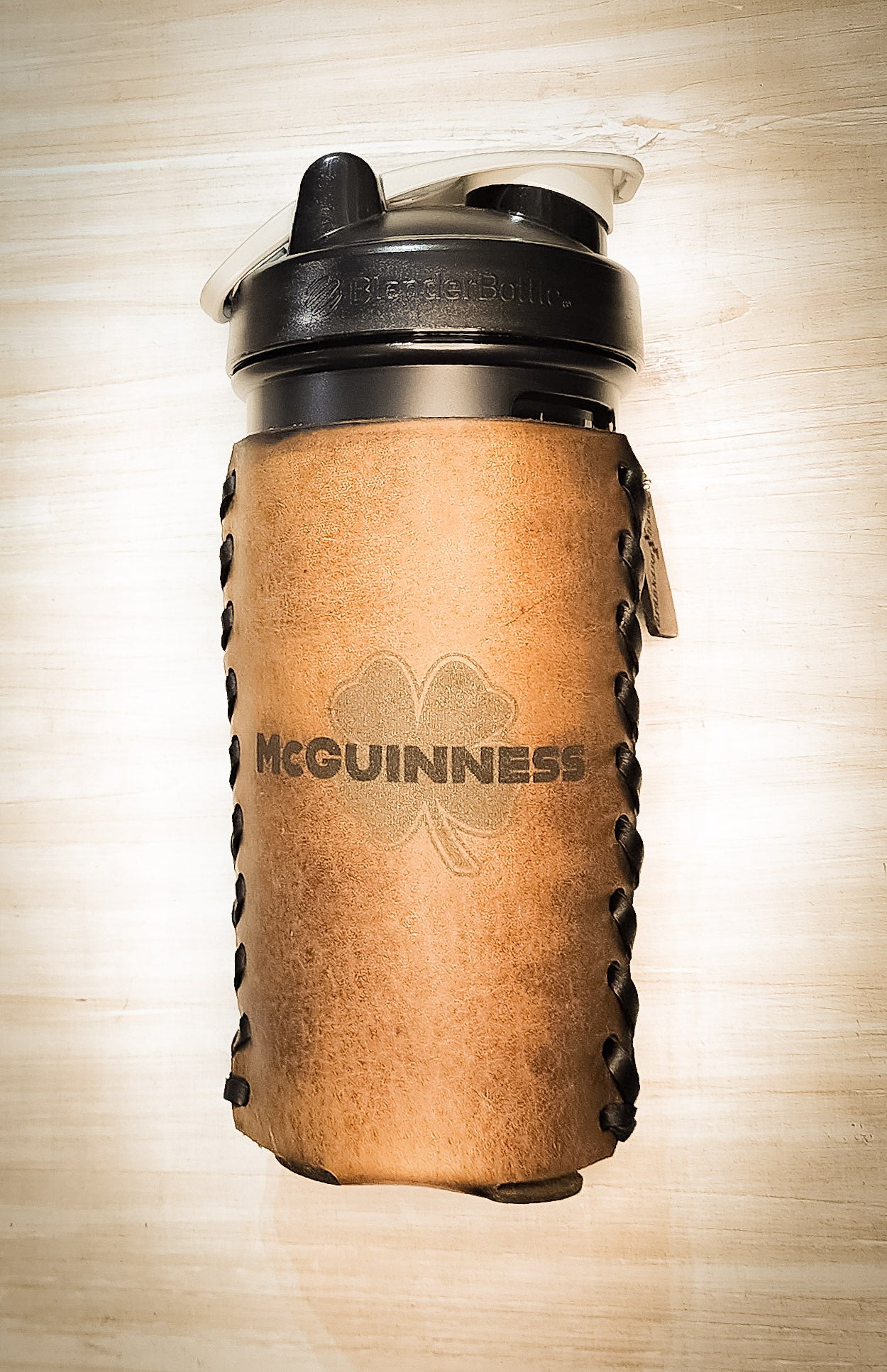 Premium leather shaker ball wrap