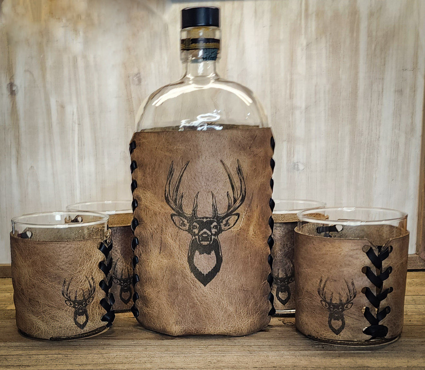 Personalized Wilderness Whiskey Set: Crafted for Outdoor Enthusiasts!