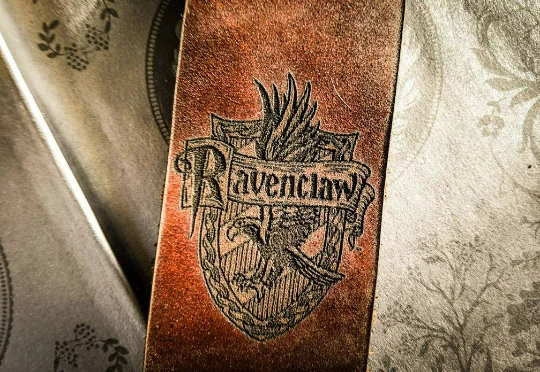 Harry Potter leather bookmark personalized with name